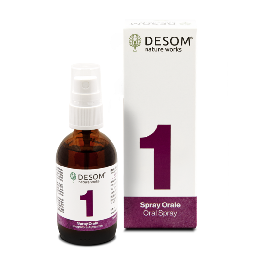 Desom 1 Spray 50ml - Integratore alimentare per combattere lo stress