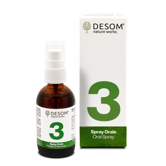 Desom 3 Spray 50ml - integratore alimentare per la regolarità intestinale