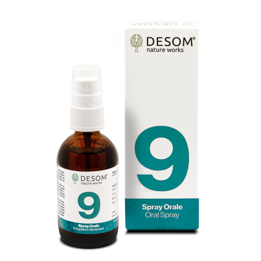  Desom 9 Spray 50ml - integratore alimentare per la ritenzione idrica