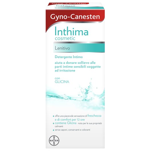 Gyno-Canesten - Inthima - Bayer - Flacone da 200 ml - Detergente intimo ad azione calmante 