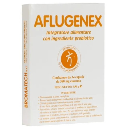 Aflugenex - Bromatech - 24 capsule - integratore di fermenti lattici