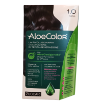 AloeColor 1.0 - NERO - Zuccari - 140 ml - Tinta per capelli a base di AloeOssigenata