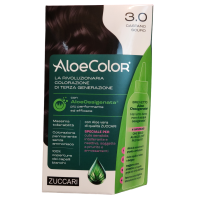 AloeColor 3.0 - Castano Scuro - Zuccari - 140 ml - Tinta per capelli a base di AloeOssigenata