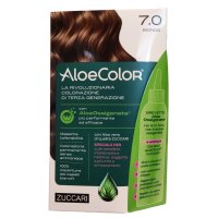 AloeColor 7.0 - Biondo - Zuccari - 140 ml - Tinta per capelli a base di AloeOssigenata