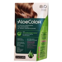 AloeColor 8.0 - Biondo Chiaro - Zuccari - 140 ml - Tinta per capelli a base di AloeOssigenata