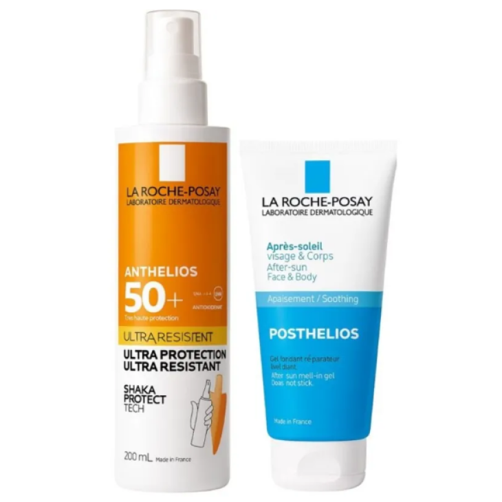 La Roche-Posay Anthelios Shaka Spray SPF 50+ 200ml + Doposole 75ml Omaggio – Protezione Invisibile con Mexoryl 400 per Pelle Sensibile