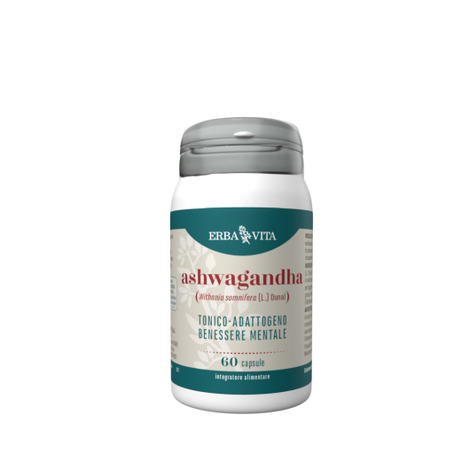 Ashwagandha - Erba Vita - 60 capsule - Integratore alimentare che aiuta a combattere stanchezza fisica e mentale Ashwagandha - Erba Vita - 60 capsule - Integratore alimentare che aiuta a combattere stanchezza fisica e mentale