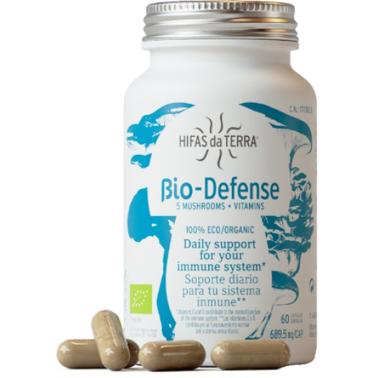 Biodefense - Hifas da Terra - 60 capsule - Integratore alimentare naturale che sostiene il sistema immunitario Biodefense - Hifas da Terra - 60 capsule - Integratore alimentare naturale che sostiene il sistema immunitario