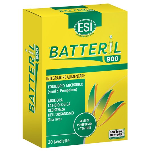 Tea Tree Remedy Batteril 900- ESI -30 Tavolette - Integratore Antibatterico per Difese Immunitarie