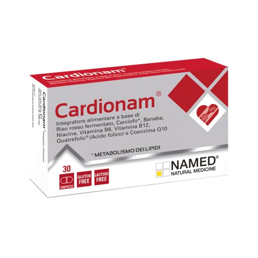 Cardionam - Named - 30 compresse - Integratore alimentare che favorisce il metabolismo dei lipidi