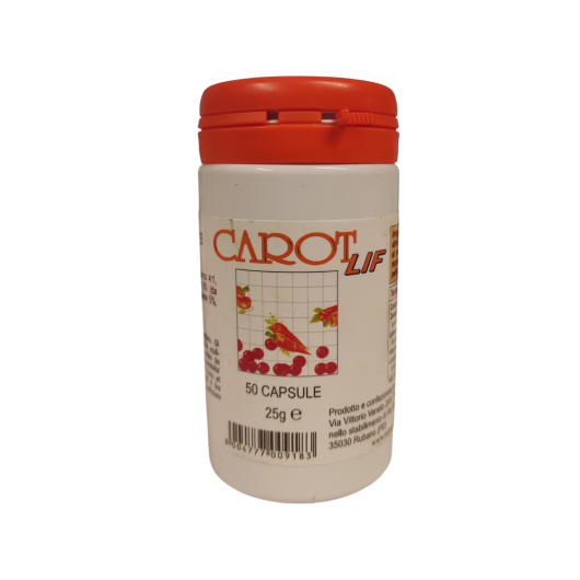 Carot Lif - Tuttooniente - 50 Capsule- integratore alimentare con betacarotene