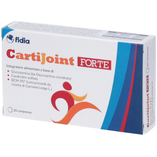 Cartijoint Forte - Fidia -  20 compresse - Integratore a base di glucosamina per la funzionalità articolare