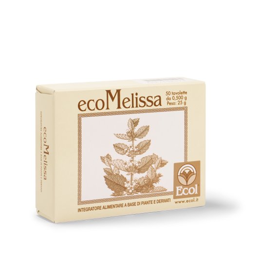 EcoMelissa - ECOL - 50 ml - Integratore alimentare naturale a base di Melissa, utile in caso di ansia o agitazione 