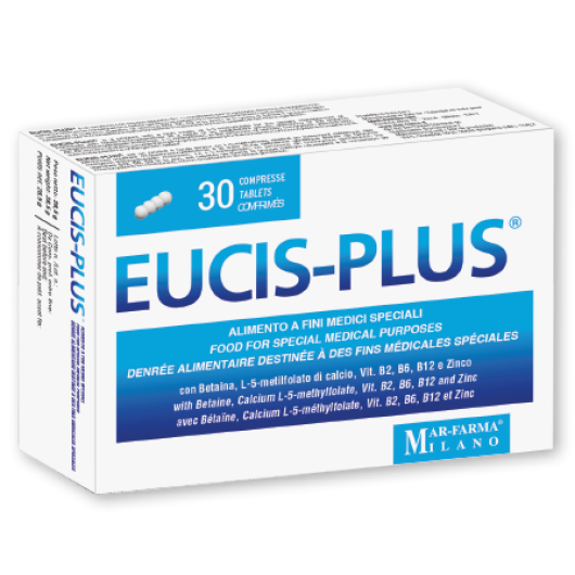 Eucis-Plus - Alimento a fini medici speciali indicato per la gestione dietetica dell’iperomocisteinemia 30 compresse