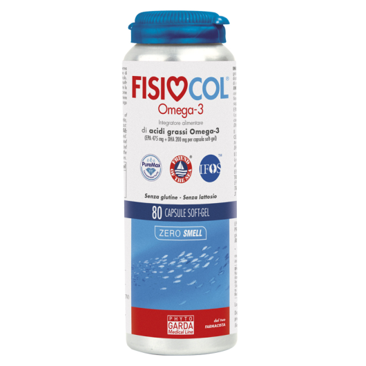 Fisiocol - Named - 80 capsule softgel - Integratore alimentare di acidi grassi essenziali Omega-3