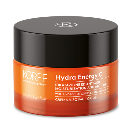 Hydra Energy C Crema Viso - Korff - 50ml - Crema giorno illuminante alla vitamina C