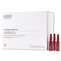 Collagen Regimen - Korff - 28 fiale tonificanti - Integratore alimentare di collagene marino e acido ialuronico