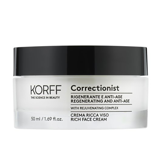 Correctionist Crema Ricca Viso - Korff - 50ml - crema viso idratante anti età per pelli secche e sensibili