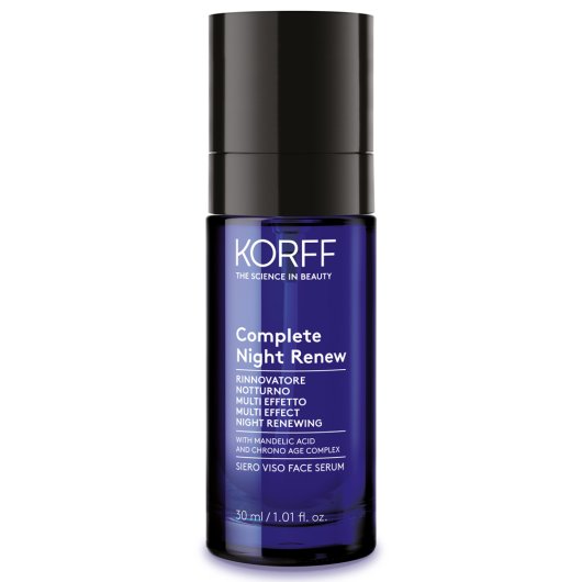 Complete Night Renew Siero Viso - Korff - 30ml - siero viso tonificante e anti rughe