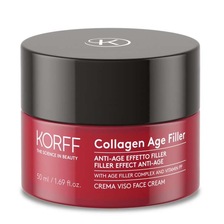 Collagen Age Filler Crema Viso - Korff - 50ml - crema anti rughe con collagene marino per tutti i tipi di pelle