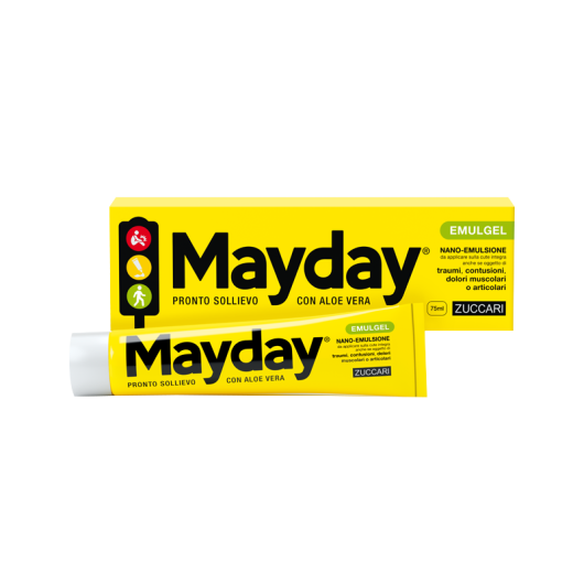 Mayday Emulgel - Zuccari - Tubo da 75 ml - Gel che allevia tensioni e fastidi muscolari o traumi 