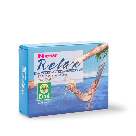 New Relax - ECOL - 50 ml - Integratore alimentare naturale a base di piante officinali ad azione sedativa, ansiolitica e distensiva