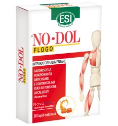 No Dol Flogo - ESI - 30 naturcapsule liquide - Integratore per la funzionalità articolare e gli stati infiammatori