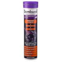 Sambucol Immuno Forte - 15 compresse effervescenti - integratore con sambuco e vitamica C Sambucol Immuno Forte - 15 compresse effervescenti - integratore con sambuco e vitamica C