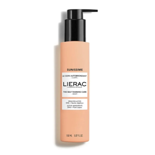 Lierac Sunissime Trattamento Autoabbronzante Corpo - 150ml – Abbronzatura Dorata Naturale in 4 Ore e Idratazione Profonda
