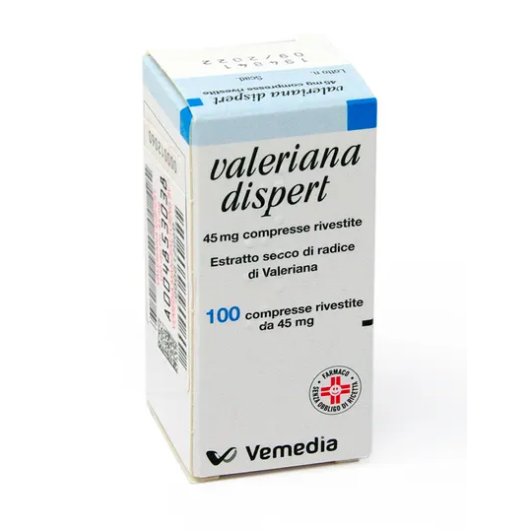 Valeriana Dispert 45mg Blando Sedativo, 100 Compresse Rivestite