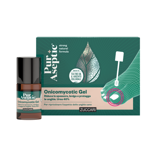 PurAseptic - Onicomycotic gel - Zuccari - Flacone da 12 ml - Gel che aiuta a combattere le micosi delle unghie