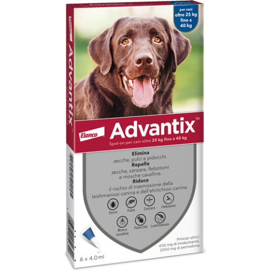 Advantix Spot ON - 6 pipette - 25 40Kg