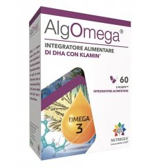 AlgOmega - Nutrigea - 60 capsule vegetali - Integratore alimentare di Omega 3