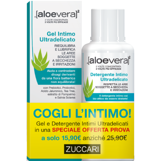 Aloevera2-Detergente Intimo e il Gel Intimo Ultradelicato - Special Pack