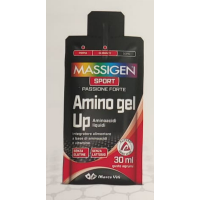 Amino Gel Up - Massigen Sport - Monopak da 30 ml - Energy gel a base di amminoacidi ramificati e vitamine Amino Gel Up - Massigen Sport - Monopak da 30 ml - Energy gel a base di amminoacidi ramificati e vitamine