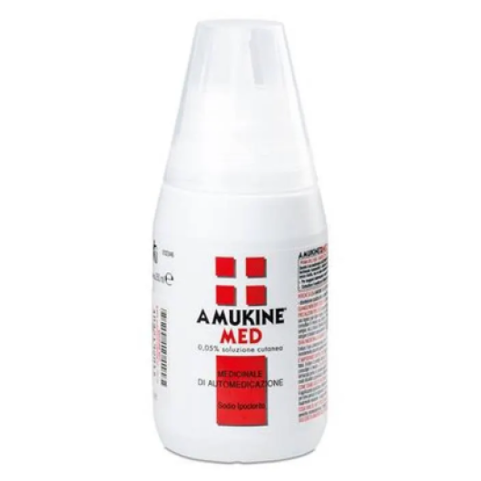 Amukine Med 0,05% Soluzione Cutanea 1 Flacone Da 250 Ml