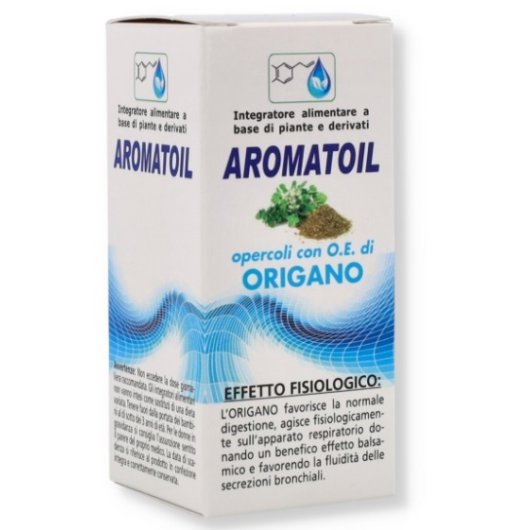 Aromatoil Origano - 50 opercoli -  Integratore vie respiratorie 