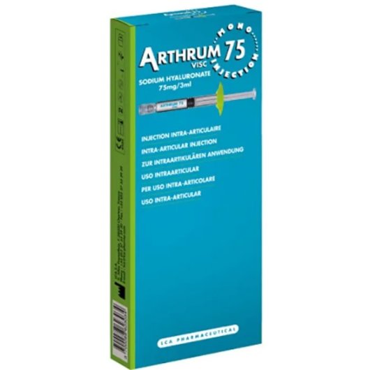 Arthrum Visc 75 - Siringa intrarticolare a base di Acido Ialuronico - 3 ml