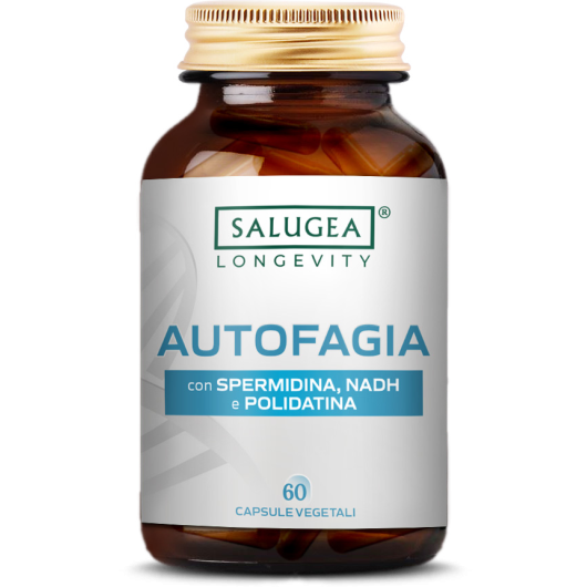 Salugea Autofagia 60 Capsule – Integratore per la Rigenerazione Cellulare, il Supporto alle Sirtuine e la Longevità