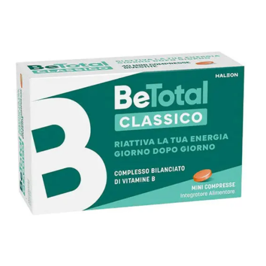  BeTotal Integratore Alimentare Vitamina B/B3/B12 Acido Folico Energia Per Adulti 60 Compresse