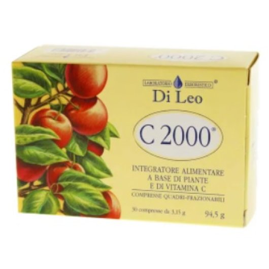 C 2000 30 Compresse Di Leo - Integratore alimentare con Acerola