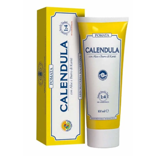 Calendula Pomata - Erboristeria Magentina - 100ml- Pomata contro le scottature solari