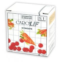 Carot Lif - 50 tavolette - integratore alimentare con betacarotene