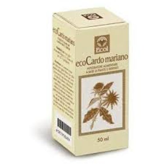 EcoCardo Mariano - ECOL - 50 ml - Integratore alimentare naturale utile nel trattamento di steatosi epatica, epatite acuta e cronica, ipotensione arteriosa e sindromi emorragiche