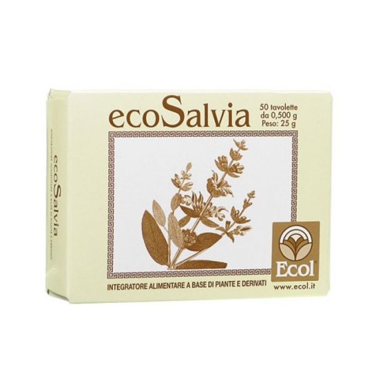 EcoSalvia - ECOL - 50 ml - Integratore alimentare che favorisce il benessere dell'organismo durante il ciclo mestruale