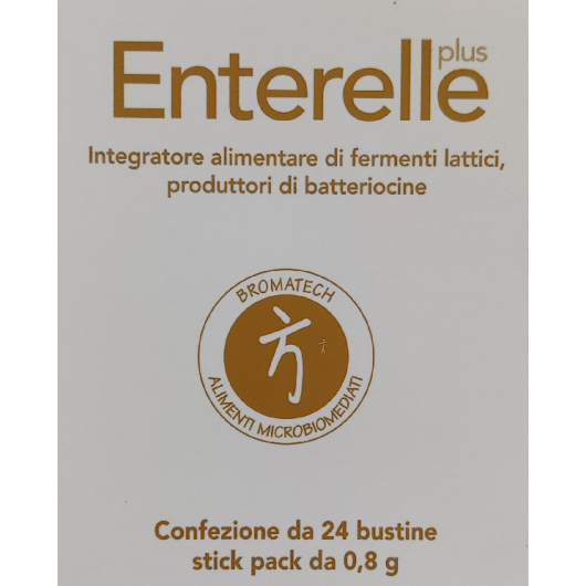 Enterelle Plus - Bromatech - 24 bustine stick pack - integratore di fermenti lattici