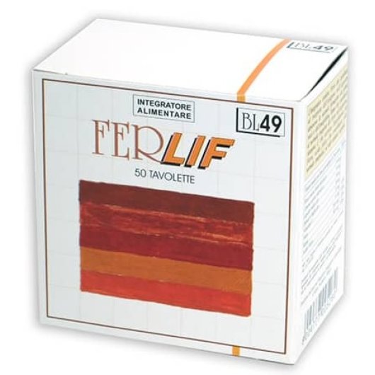 Fer Lif - 50 tavolette - Integratore alimentare di ferro e vitamina c