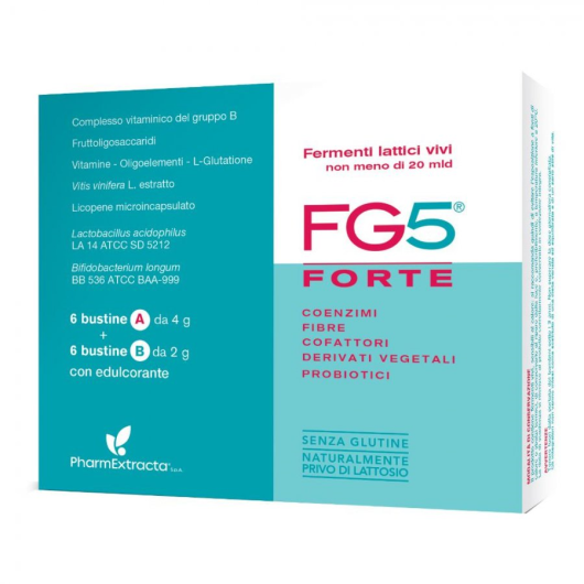 FG5 FORTE 6BUST A+6BUST B - Integratore alimentare simbiotico a base di probiotici _SCAD 12/2023