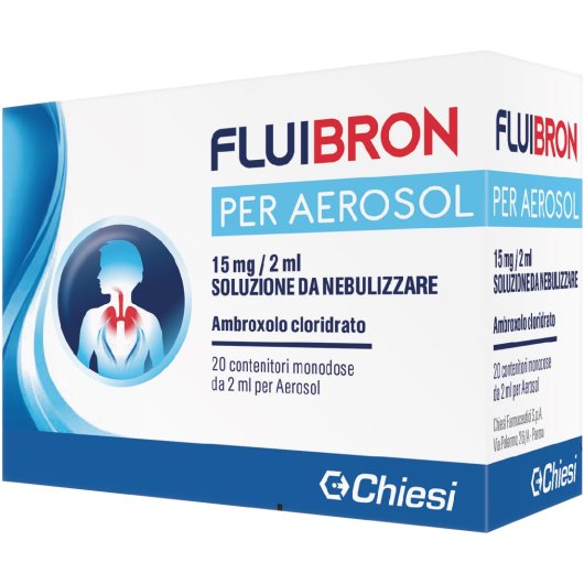 Fluibron Aerosol 20 Fiale 15 mg/2 ml