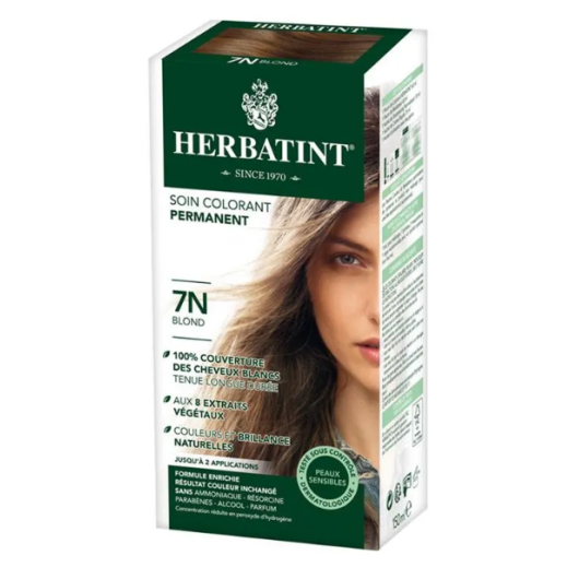 Herbatint Gel Colorante Permanente 7N Biondo, 135ml